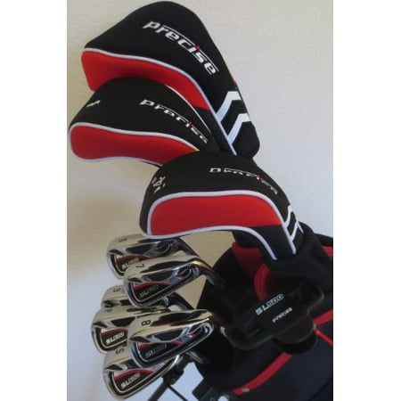Tall Mens Golf Club Set Complete Driver, Fairway Wood, Hybrid, Irons, Sand Wedge, Putter & Stand Bag Custom Made +1