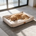 thumbnail image 6 of Deeceymbur Dog Bed Cushion Large Pet Mat Soft Cotton Stuffed Cat Lounger Washable Sofa Pad for Pets Up to 25lb, 6 of 6