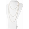 thumbnail image 5 of Fashion 9-10mm White Semi-Round Freshwater Cultured Pearl Endless Necklace (80 X 8.25) Made In Canada qh5203, 5 of 6