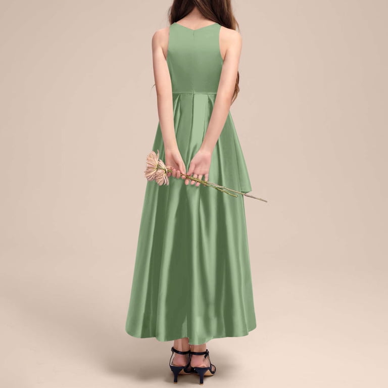 green emerald velvet dress Elegant One Shoulder Mermaid Side Slit Soft Satin Bridesmaid Dresses For  Sale main image 0