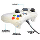 thumbnail image 4 of Control Alámbrico Blanco Compatible con Xbox 360 y PC, Virtual Zone, 4 of 5