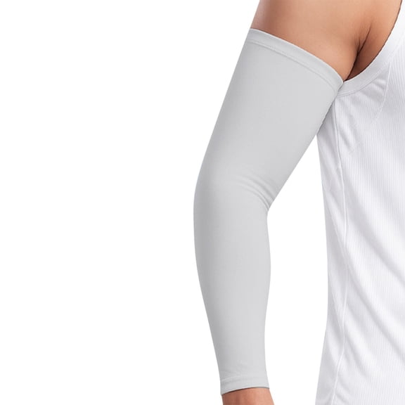 Miqool Unisex UV Sun Protection Cooling Arm Sleeves for Men & Women, Tattoo Cover Up, UPF 50+ Compression Sleeve for Sports, Cycling, Golf, Running, Cycling, Gardening