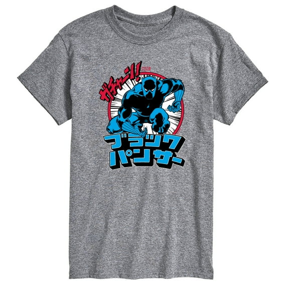 Marvel Black Panther - Katakana Panther - Men's Short Sleeve Graphic T-Shirt