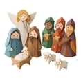 thumbnail image 3 of Kit de manualidades navideñas de papel para hacer un belén 3D estilo . Decoración navideña. Kit de belén navideño para principiantes. A, 3 of 8