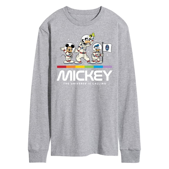 Mickey & Friends - The Universe Is Calling - Men's Long Sleeve T-Shirt