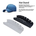 thumbnail image 3 of Baseball Cap Organizer, Stylish Hat Stand Space Saving Washable 2PCS Robust  for Closet Shelves, 3 of 7