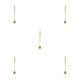 thumbnail image 1 of Matsuzay Cuchara agitadora de acero inoxidable, cucharas para palitos de vino, barra para mezclar, accesorio para bebidas, cocina, club Type2 NO2, 1 of 6