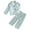Light Blue, variant on Zanarzt Valentines Pajamas for Girls Pajamas Silk PJS Set Satin Sleepwear Long Sleeve Jammies for Kids Button Down Nightwear Loungewear Mint Green,4-5 Years