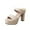 White, variant on Women Chunky High Heels Sandals Open Toe Fashion Wedding Party Evening Prom Dance Ankle Strap Dress Pump Sandals Shoes Black 6