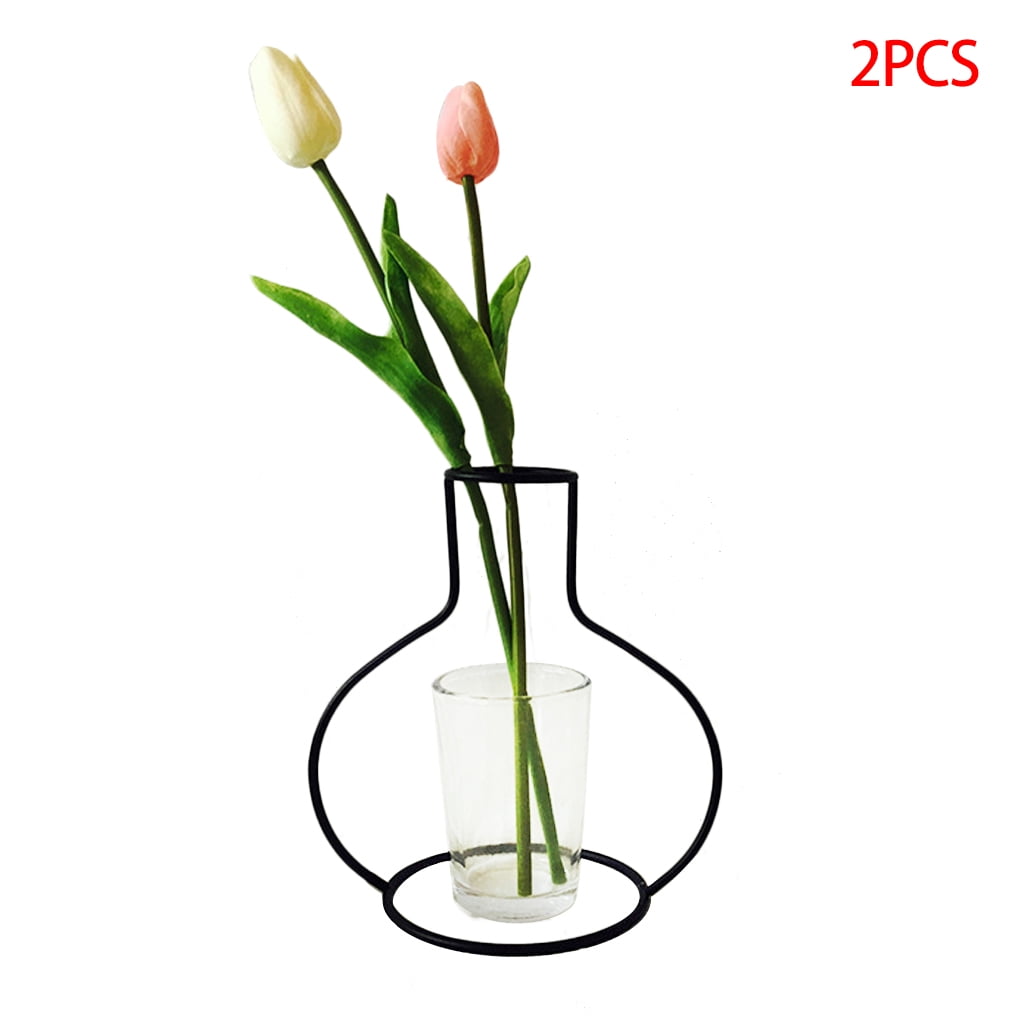 Modern Ceramic Vase Geometric Dried Flowers Bud Vases Holder Shelf Decor 