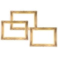 thumbnail image 4 of 1 Set 3Pcs Wedding Photography DIY Paper Picture Frames Photo Props (Golden), 4 of 8