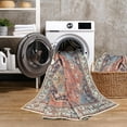 thumbnail image 5 of GLN Rugs Kitesh - Indoor, Machine Washable Area Rug 2'6"x7' Turkish Terra Home Carpet, All Ages, 5 of 8