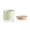 Beige, variant on Kitchen Canisters Ceramic Food Storage Jar, Stackable Containers with Airtight Seal Wooden Lid (White)