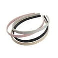 thumbnail image 4 of (2 pack) scünci Thin Microsuede Headbands - Neutral - All Hair - 4pk, 4 of 5