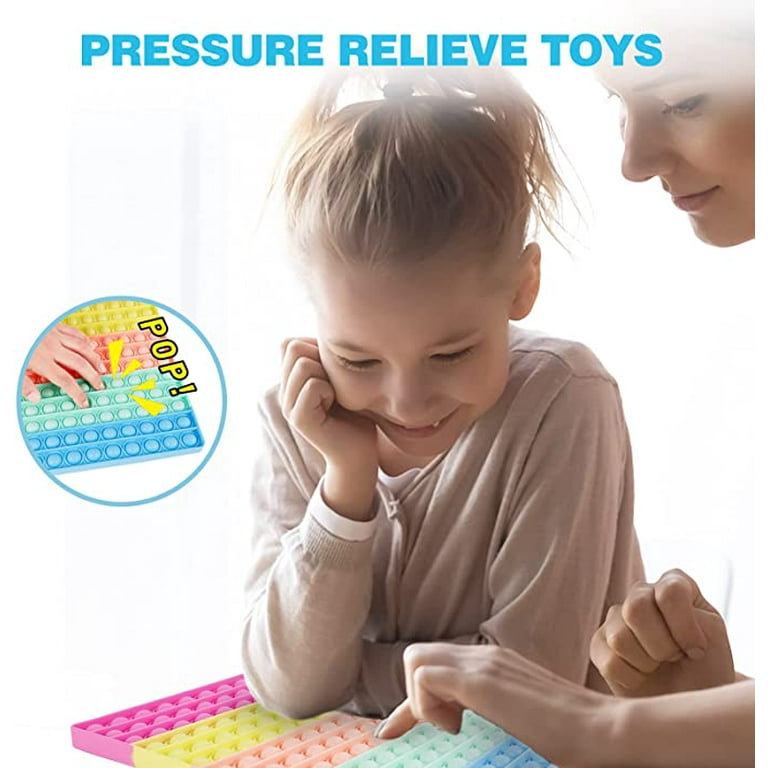 256 Popits Bubble Giant Fidgets Toy for Kids Teens Adult, Jumbo