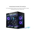thumbnail image 4 of Lian Li O11DMIV2X Compact ATX Mid-Tower PC Case Panoramic Glass Black, 4 of 6