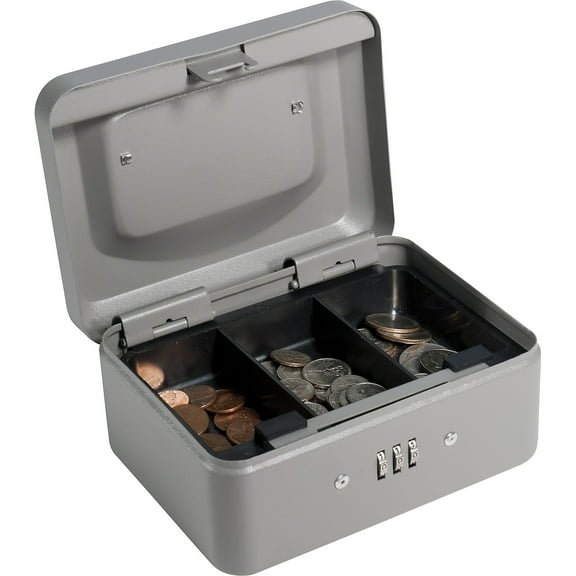 Barska Cash Box 6 Compartments Gray (CB11782)