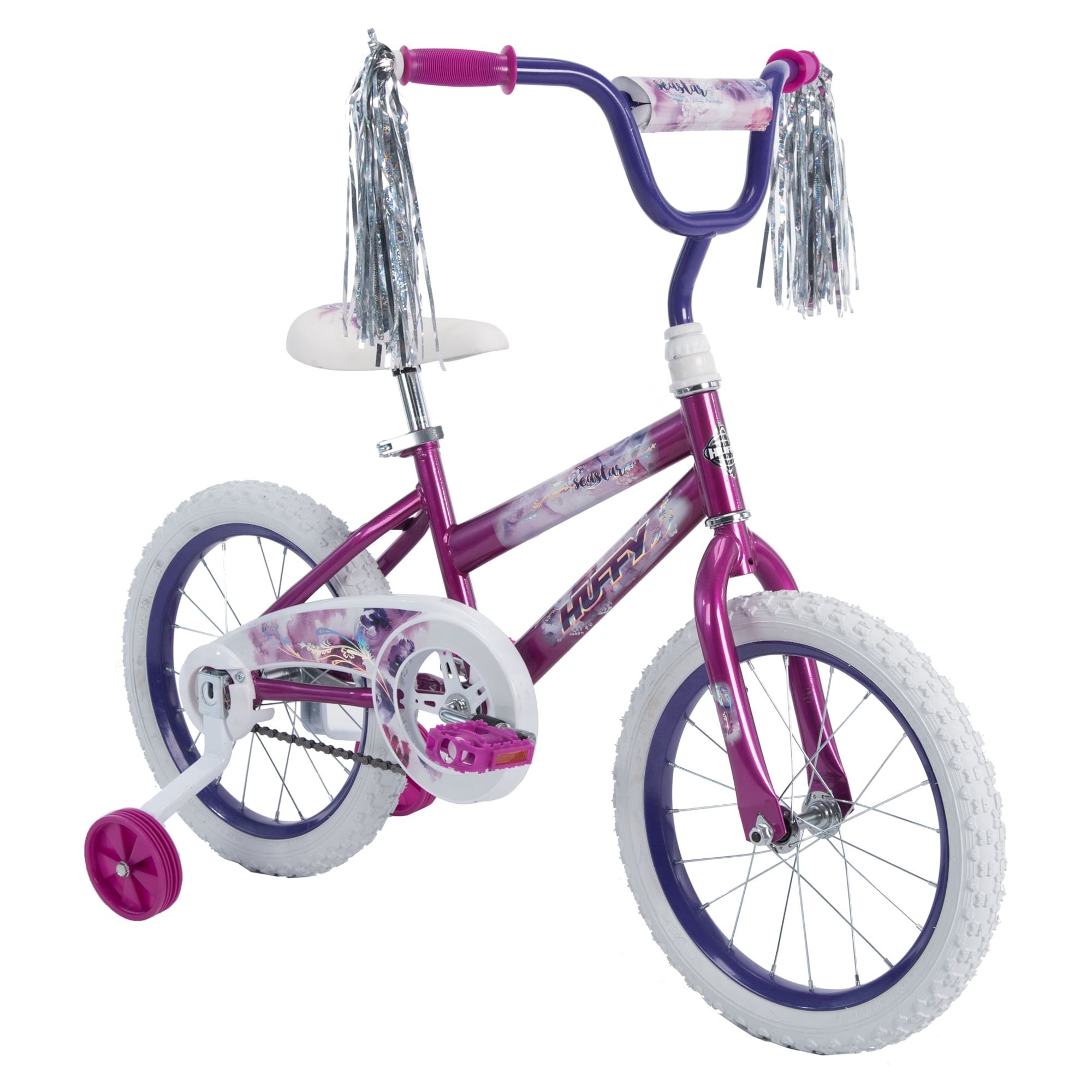 Huffy 16 in. Sea Star Kids Bike for Girls Ages 4 and up, Child, Metallic Purple - image 2 of 10