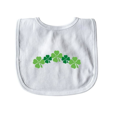

Inktastic Shamrock Four Leaf Clover St Patricks Gift Baby Boy or Baby Girl Bib