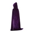 thumbnail image 1 of Capa con capucha de Halloween Capa de terciopelo Unisex Niños Niños Capa larga Vestido de lujo Disfr Tomshoo  Morado/L, 1 of 7