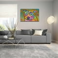 thumbnail image 5 of Epic Art 'JoJo' by Dean Russo, Acrylic Glass Wall Art, 36"x24", 5 of 8