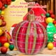 thumbnail image 3 of Bola inflable impermeable de Navidad, decoración de camino de Patio de Navidad, sala de estar, adorno de Año Nuevo, juguetes, suministros para fiestas, rejillas rojas de 60cm Inevent HA010309-07, 3 of 7
