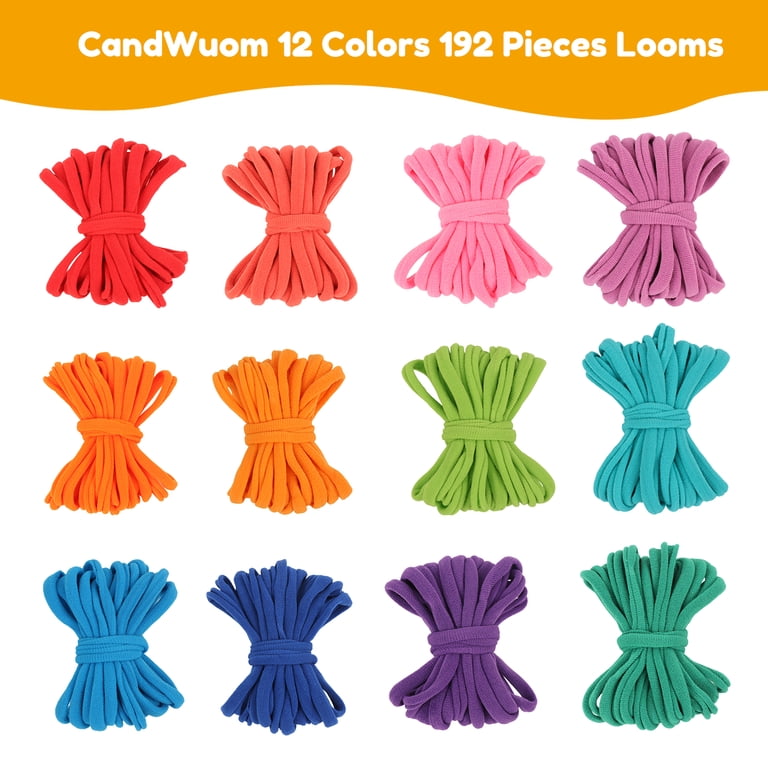 CandWuom Weaving Loom Kit, 192 Colorful Loops, Beginner photo 8