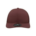 thumbnail image 2 of Decky 6021 6 Panel Mid Profile Structured Cotton Blend Trucker-Maroon, 2 of 3