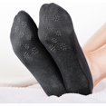 thumbnail image 2 of 6 Pairs Black Women's No Show Socks, Nylon Ultra Low Cut Non-Slip Thin Liner Socks, Invisible Socks for Flats, 2 of 6