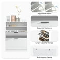 thumbnail image 7 of Bianlte Wooden Shoe Cabinet, Shoe Storage Cabinet Shoe Rack Organizer with 2 Flip Drawers for Living Room,Hallway,Bedroom,White, 7 of 7