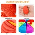 thumbnail image 3 of NiToy 2.2Lbs Play Sand, Never Dries Out-Fun for 3 Years and up Kids Bulk Refill for Sensory Sand Box Toys, Ideal for Shaping, Squeezing and Molding(Red), 3 of 7
