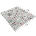 thumbnail image 3 of Princess Unicorn Butterfly Pattern Blanket,Comfortable Soft Flannel Throw Blanket,All Season,Warm Lightweight Blankets for Sofa Bed Couch Living Room Chair,50"x60", 3 of 4