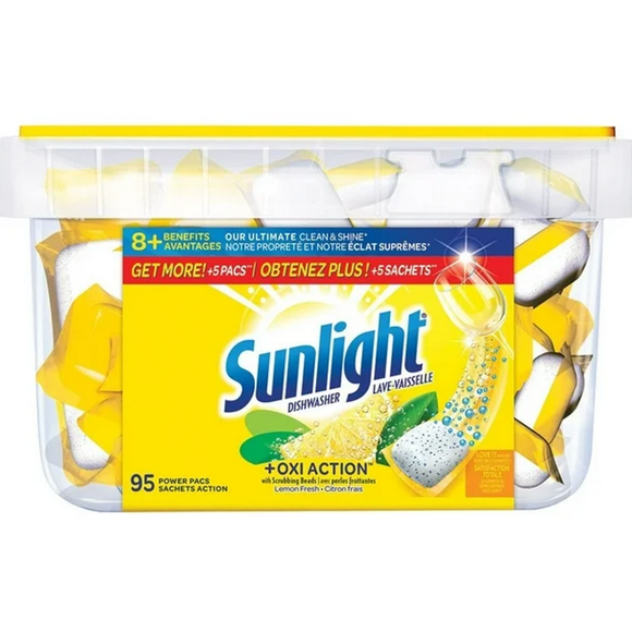 Sunlight Lave-Vaisselle Détergent Citron Frais
