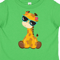 thumbnail image 4 of Inktastic Cute Giraffe, Giraffe with Sunglasses, Cute Animal Boys or Girls Toddler T-Shirt, 4 of 5