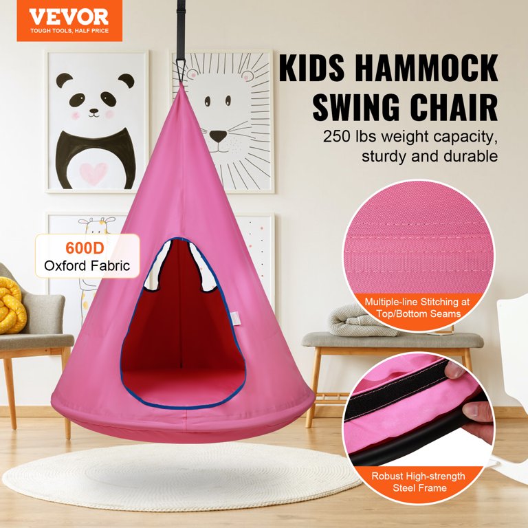 KFFKFF Kids Nest Swing Chair Hanging Hammock Swing Chair 39