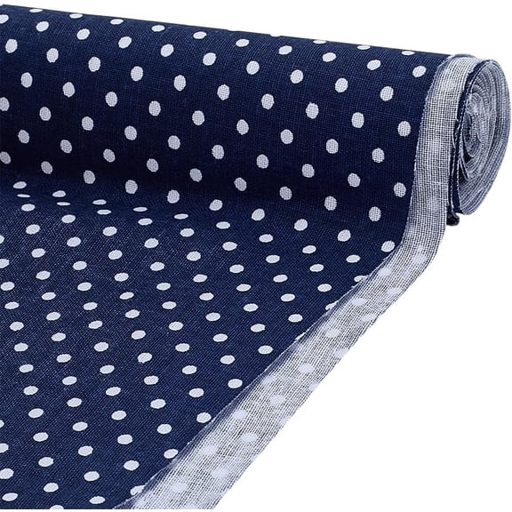 Midnight Blue Mini Polka Dot Fat Quarters Quilting Fabric Bundles 40x62 Inch Cotton Patchwork Fabric Sewing Craft for Handmade Craft Making Supplies Clothing Accessories