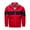 Red, variant on IROINNID Men's Hoodie Storm Jacket Long Sleeve Color Block Leisure Contrasting Color Warm Windproof Pocket Motorcycle Jacket