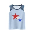 thumbnail image 6 of Grblisyd 4th of July Tank Tops for Girls American Flag T-Shirt Kids Independence Day Shirts Crew Neck Patriotic Sleeveless Top Tees 1-13T, 6 of 6