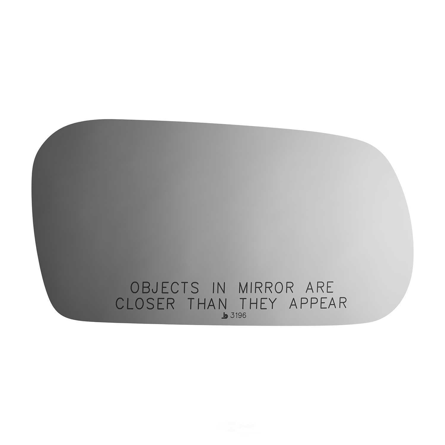 Burco Side View Mirror Replacement Glass - Clear Glass - 3196