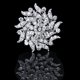 thumbnail image 2 of Broche de Flor Hugo de Material Cristal de Imitación para Boda Ramo Graduación, 2 of 5