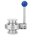 thumbnail image 3 of Sanitary Valve,  Durable Clamp Valve, Rust-Resistant 1.6MPA For Food Beer Dairy Pharmaceutical, 3 of 8