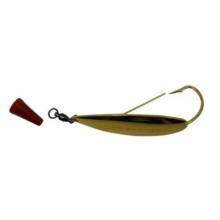 UPC: 0044784676327 | H&H Secret Redfish Weedless Spoon  Gold  1/2 oz