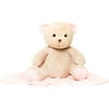 Soft Hugwear Tan Bear with Pink Blanket