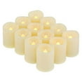 Candle Choice LED Flameless Votives 12 Pack BatteryOperated Candles