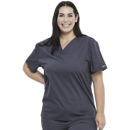 

Cherokee Workwear Professionals Men & Women s Scrubs Top Pocketless V-Neck WW605