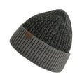 thumbnail image 2 of Babysbule Hats for Women Winter Double-layer Woolen Hat And Velvet Warm Mixed Color Men's Knitted Hat, 2 of 4