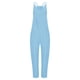 thumbnail image 4 of ICHUANYI Clearance Fashion Women Casual Cold Shoulder Jumpsuit Solid Suspender Jumpsuits Wide Pocket Leg Pant(Blue, L) ICHUANYI WER2023080702843, 4 of 5