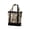 Brown/Black Tropical Birds, variant on Medium 5 Pocket Zip Top Canvas Tote Bag