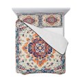 thumbnail image 7 of Boho Orange Blue Twin Size Down Alternative Comforter, Lightweight Comforter Quilt Bedding Set with Pillow Shams Boho Vintage Geometric Ethnic Art All Seasons Bed Comforter Duvet Insert 68"x86", 7 of 7