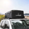 thumbnail image 5 of LUCKUP Roof Rack Car Cargo Carrier Bag, 18.5 Cubic Feet Rooftop Box, Waterproof & Reliable with Anti-Slip Mat, Heavy Duty Wide Straps and Buckles, Compatible for All Car Models (Black), 5 of 5